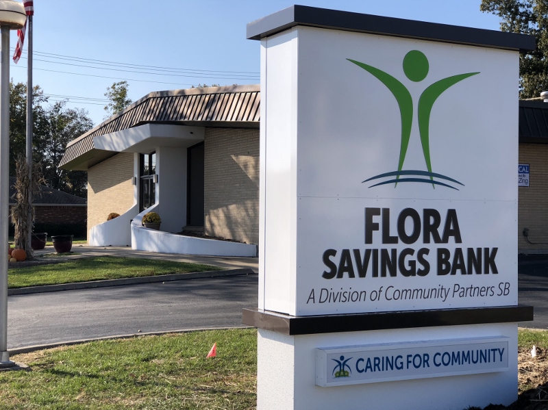 Flora Bank w Sign